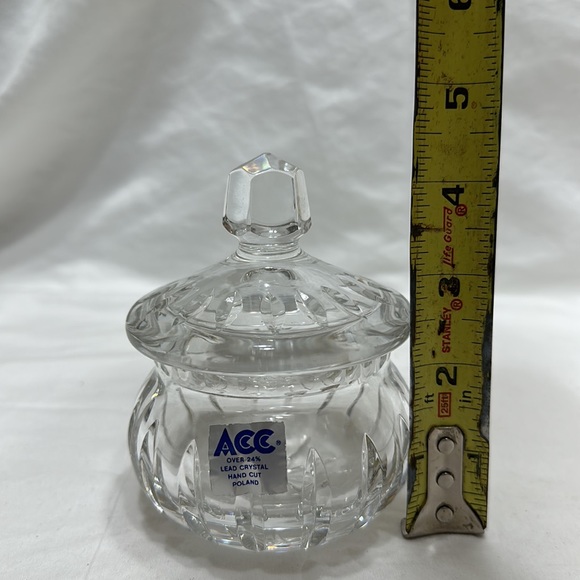 Crystal jar with lid - Picture 4 of 6